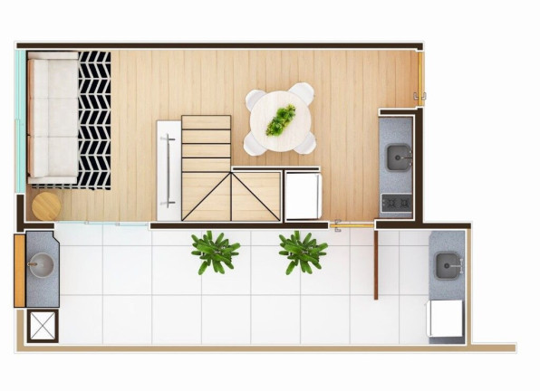 Imagem Studio com 1 Quarto à Venda, 34 m² em Km 18 - Osasco Imagem Studio com 1 Quarto à Venda, 34 m² em Km 18 - Osasco