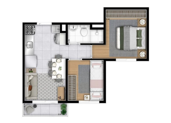 Imagem Apartamento com 2 Quartos à Venda, 31 m² em Itaquera - São Paulo Imagem Apartamento com 2 Quartos à Venda, 31 m² em Itaquera - São Paulo