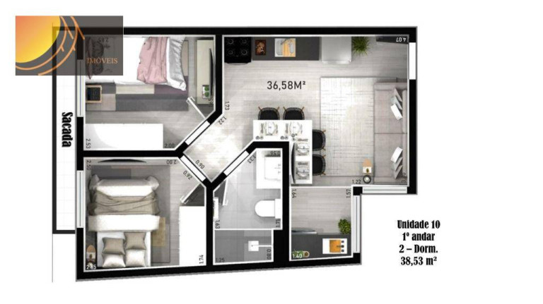 Imagem Apartamento com 1 Quarto à Venda, 24 m² em Vila Dos Remédios - São Paulo Imagem Apartamento com 1 Quarto à Venda, 24 m² em Vila Dos Remédios - São Paulo