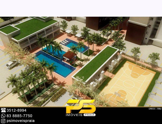 Imagem Apartamento com 3 Quartos à Venda, 79 m² em Jardim Cidade Universitária - João Pessoa