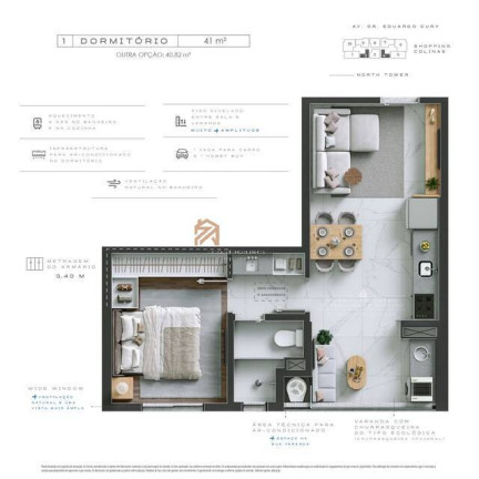 Imagem Apartamento com 3 Quartos à Venda, 83 m² em Jardim Das Colinas - São José Dos Campos