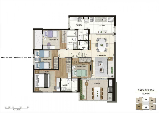 Imagem Apartamento com 3 Quartos à Venda, 103 m² em água Branca - São Paulo