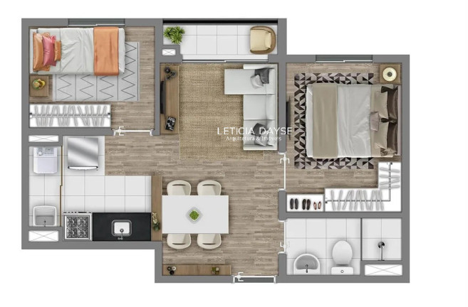 Imagem Apartamento com 1 Quarto à Venda, 38 m² em Jardim Norma - São Paulo