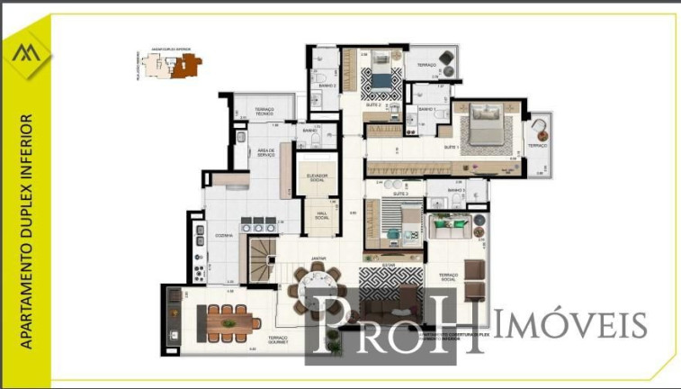 Imagem Cobertura com 3 Quartos à Venda, 323 m² em Campestre - Santo André