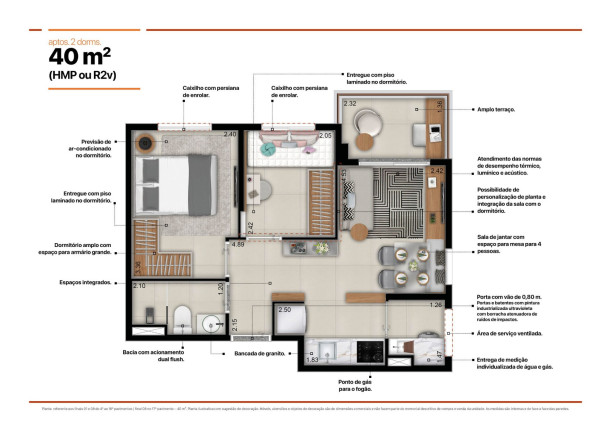 Imagem Apartamento com 2 Quartos à Venda, 40 m² em Perdizes - São Paulo Imagem Apartamento com 2 Quartos à Venda, 40 m² em Perdizes - São Paulo