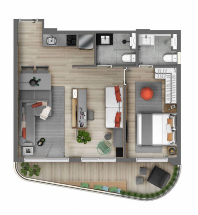 Imagem Studio com 1 Quarto à Venda, 19 m² em Centro - São Paulo
