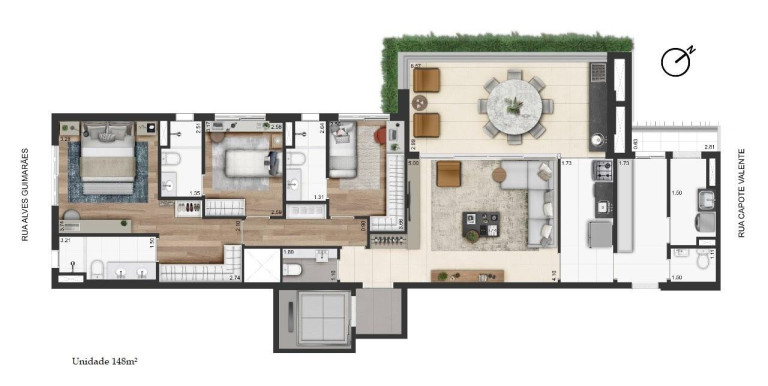 Imagem Apartamento com 2 Quartos à Venda, 128 m² em Pinheiros - São Paulo