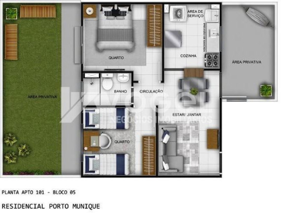 Imagem Apartamento com 2 Quartos à Venda, 40 m² em Santos Dumont - Sao Leopoldo Imagem Apartamento com 2 Quartos à Venda, 40 m² em Santos Dumont - Sao Leopoldo