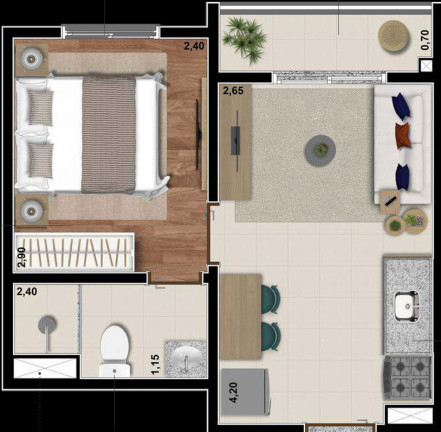 Imagem Apartamento com 1 Quarto à Venda, 24 m² em Saúde - São Paulo Imagem Apartamento com 1 Quarto à Venda, 24 m² em Saúde - São Paulo