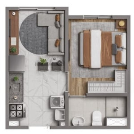 Imagem Apartamento com 1 Quarto à Venda, 24 m² em Ermelino Matarazzo - São Paulo