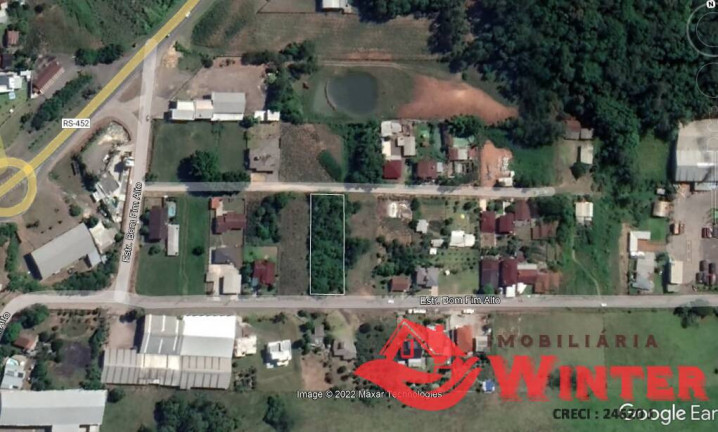 Terreno à Venda, 1.694 m² em Bom Fim - Bom Princípio