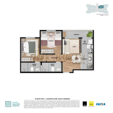 Imagem Apartamento com 2 Quartos à Venda, 53 m² em Nova São Pedro - São Pedro Da Aldeia