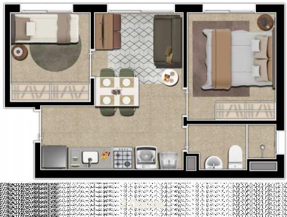 Imagem Apartamento com 2 Quartos à Venda, 33 m² em Sé - São Paulo Imagem Apartamento com 2 Quartos à Venda, 33 m² em Sé - São Paulo