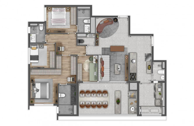 Imagem Apartamento com 4 Quartos à Venda, 132 m² em Vila Clementino - São Paulo Imagem Apartamento com 4 Quartos à Venda, 132 m² em Vila Clementino - São Paulo