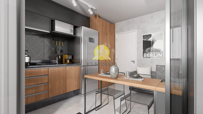 Imagem Studio com 1 Quarto à Venda, 23 m² em água Verde - Curitiba