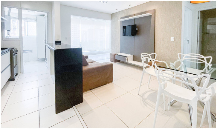 Imagem Apartamento com 1 Quarto para Alugar, 45 m² em Campo Belo - São Paulo