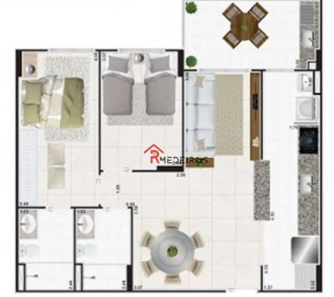 Imagem Apartamento com 2 Quartos à Venda, 75 m² em Mirim - Praia Grande Imagem Apartamento com 2 Quartos à Venda, 75 m² em Mirim - Praia Grande