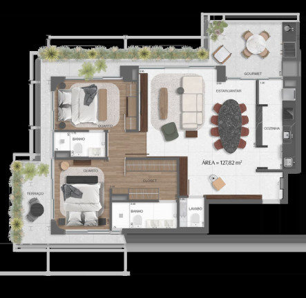 Imagem Apartamento com 2 Quartos à Venda, 198 m² em Itaim Bibi - São Paulo