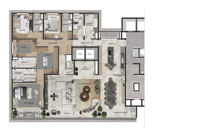 Imagem Apartamento com 4 Quartos à Venda, 301 m² em Indianópolis - São Paulo
