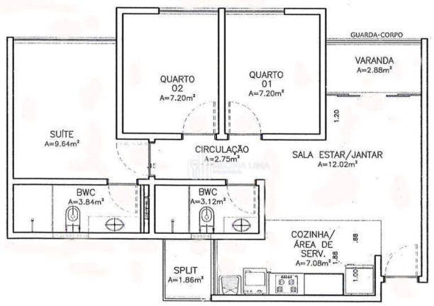 Imagem Apartamento com 3 Quartos à Venda, 64 m² em Parque Ideal - Teresina
