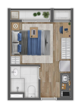 Imagem Imóvel com 1 Quarto à Venda, 18 m² em Vila Matilde - São Paulo