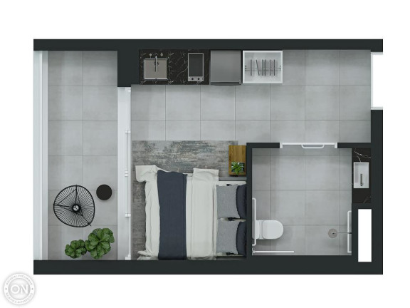 Imagem Studio com 1 Quarto à Venda, 22 m² em Santo Amaro - São Paulo