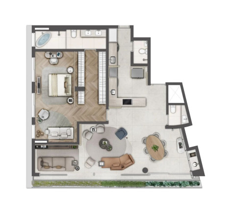 Imagem Cobertura com 2 Quartos à Venda, 265 m² em Santa Cecília - São Paulo