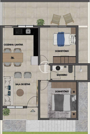 Imagem Casa com 2 Quartos à Venda, 105 m² em Desvio Rizzo - Caxias Do Sul
