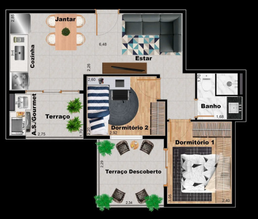 Imagem Apartamento com 2 Quartos à Venda, 41 m² em Vila Ré - São Paulo Imagem Apartamento com 2 Quartos à Venda, 41 m² em Vila Ré - São Paulo