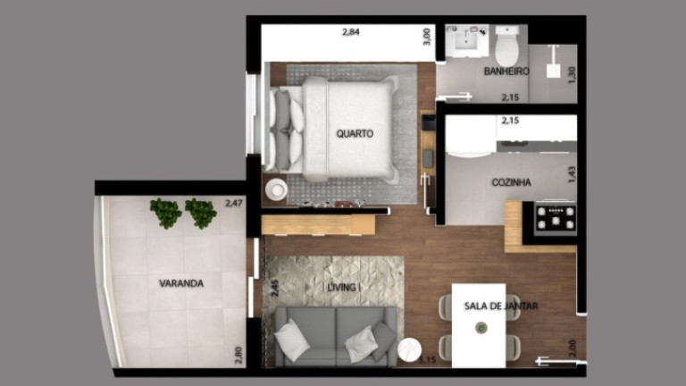 Imagem Apartamento com 1 Quarto à Venda, 38 m² em Perdizes - São Paulo Imagem Apartamento com 1 Quarto à Venda, 38 m² em Perdizes - São Paulo
