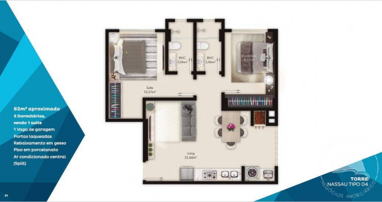Imagem Apartamento com 2 Quartos à Venda, 64 m² em Morretes - Itapema Imagem Apartamento com 2 Quartos à Venda, 64 m² em Morretes - Itapema
