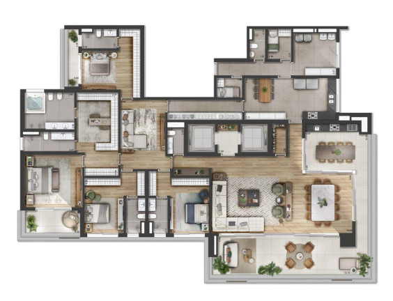 Imagem Apartamento com 4 Quartos à Venda, 420 m² em Alphagran Alphaville - Barueri Imagem Apartamento com 4 Quartos à Venda, 420 m² em Alphagran Alphaville - Barueri