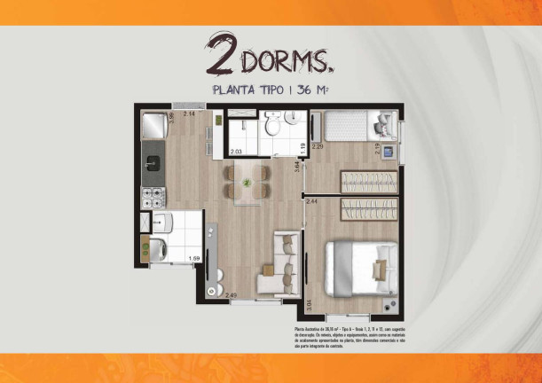 Imagem Apartamento com 2 Quartos à Venda, 36 m² em Cambuci - São Paulo