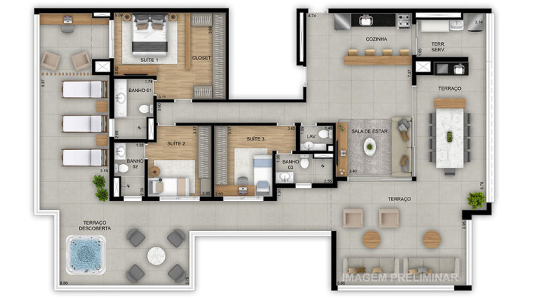 Imagem Apartamento com 4 Quartos à Venda, 144 m² em Tatuapé - São Paulo