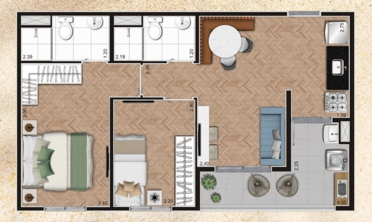 Imagem Apartamento com 2 Quartos à Venda, 42 m² em Sacomã - São Paulo Imagem Apartamento com 2 Quartos à Venda, 42 m² em Sacomã - São Paulo