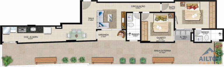Imagem Apartamento com 2 Quartos à Venda, 68 m² em Praia Do Morro - Guarapari Imagem Apartamento com 2 Quartos à Venda, 68 m² em Praia Do Morro - Guarapari