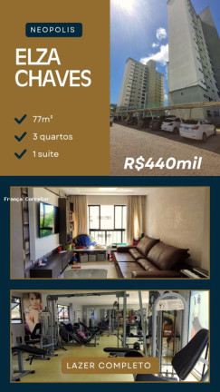 Imagem Apartamento com 3 Quartos à Venda, 77 m² em Neópolis - Natal