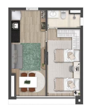 Imagem Apartamento com 1 Quarto à Venda, 36 m² em Vila Clementino - São Paulo Imagem Apartamento com 1 Quarto à Venda, 36 m² em Vila Clementino - São Paulo