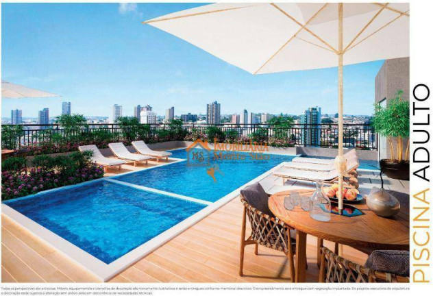 Imagem Studio com 1 Quarto à Venda, 34 m² em Macedo - Guarulhos