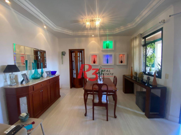 Imagem Apartamento com 3 Quartos para Alugar, 159 m² em Gonzaga - Santos