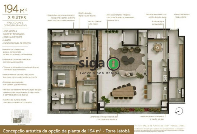 Imagem Apartamento com 3 Quartos à Venda, 194 m² em Vila Nova Conceição - São Paulo