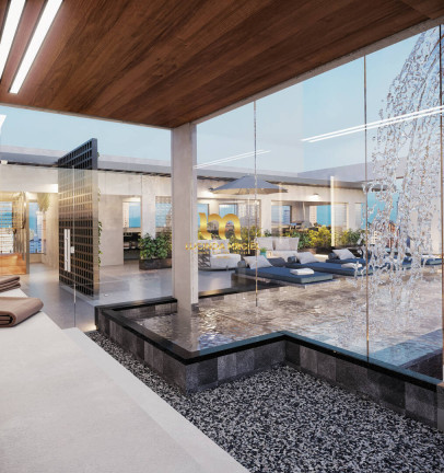 Imagem Apartamento com 1 Quarto à Venda, 74 m² em Canto Do Forte - Praia Grande
