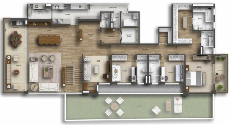 Foto do imóvel Apartamento com 4 Quartos à Venda, 278 m² em Jardim Paulista - São Paulo