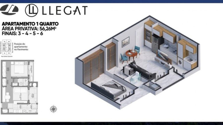 Imagem Apartamento com 1 Quarto à Venda, 56 m² em Centro - Foz Do Iguaçu Imagem Apartamento com 1 Quarto à Venda, 56 m² em Centro - Foz Do Iguaçu