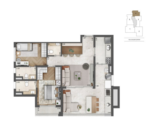 Imagem Imóvel com 3 Quartos à Venda, 156 m² em Brooklin Paulista - São Paulo Imagem Imóvel com 3 Quartos à Venda, 156 m² em Brooklin Paulista - São Paulo