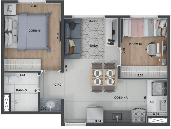 Imagem Apartamento com 2 Quartos à Venda, 32 m² em Campo Limpo - São Paulo Imagem Apartamento com 2 Quartos à Venda, 32 m² em Campo Limpo - São Paulo