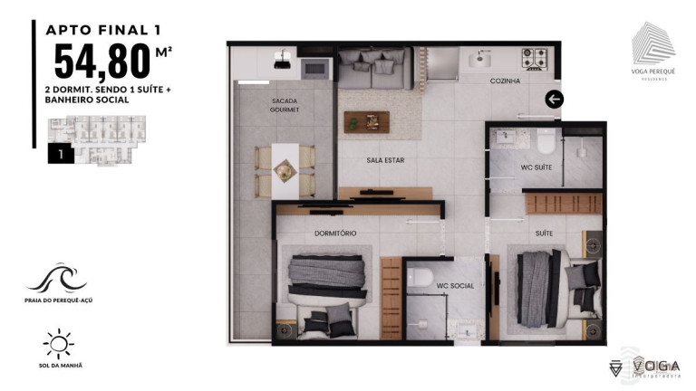 Imagem Apartamento com 1 Quarto à Venda, 37 m² em Perequê Açu - Ubatuba Imagem Apartamento com 1 Quarto à Venda, 37 m² em Perequê Açu - Ubatuba
