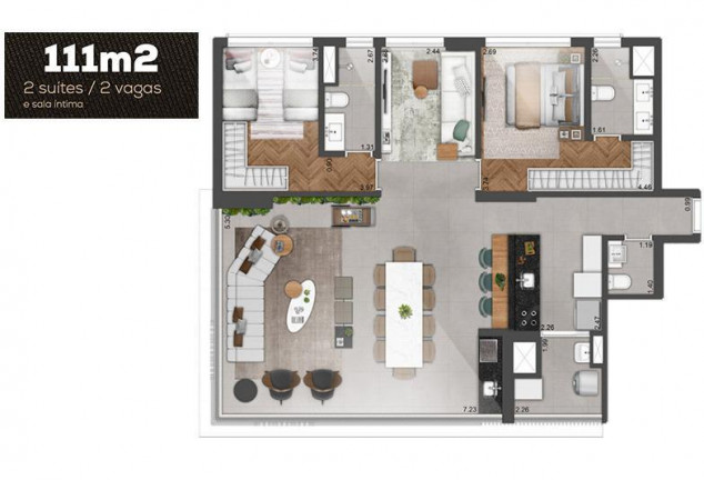 Imagem Apartamento com 2 Quartos à Venda, 111 m² em Perdizes - São Paulo Imagem Apartamento com 2 Quartos à Venda, 111 m² em Perdizes - São Paulo