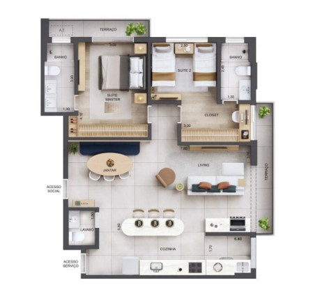 Imagem Apartamento com 3 Quartos à Venda, 96 m² em Perdizes - São Paulo