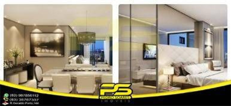 Imagem Apartamento com 3 Quartos à Venda, 135 m² em Tambaú - João Pessoa Imagem Apartamento com 3 Quartos à Venda, 135 m² em Tambaú - João Pessoa